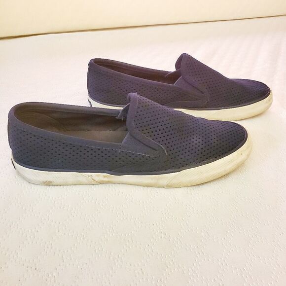Sperry Pier Sider Navy Blue Shoes Size 8.5 M - Picture 1 of 7